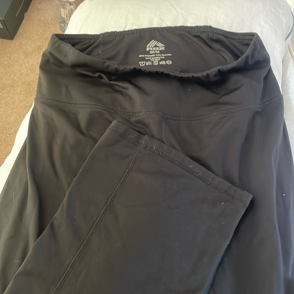 rbx straight leg black leggings